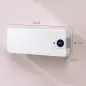 Calefactor Eléctrico de Pared 2000W con 3 Modos WiFi App Pantalla LED Termostato Temporizador y Oscilación Blanco
