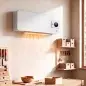 Calefactor Eléctrico de Pared 2000W con 3 Modos WiFi App Pantalla LED Termostato Temporizador y Oscilación Blanco