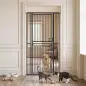 Barrera de Seguridad Perros Gatos Extra Alta 180 cm Extensible 74-100 cm para Puerta Escalera Montaje a Presión Negro Barrera de Seguridad Perros Gatos Extra Alta 180 cm Extensible 74-100 cm para Puerta Escalera Montaje a Presión Negro