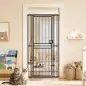 Barrera de Seguridad Perros Gatos Extra Alta 180 cm Extensible 74-100 cm para Puerta Escalera Montaje a Presión Negro Barrera de Seguridad Perros Gatos Extra Alta 180 cm Extensible 74-100 cm para Puerta Escalera Montaje a Presión Negro
