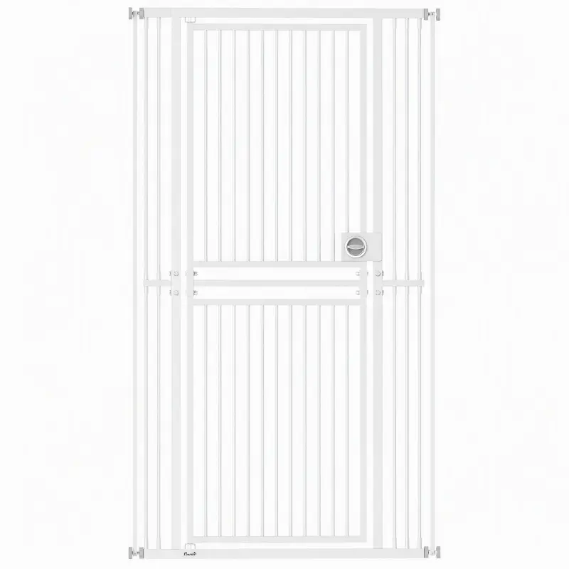 Barrera de Seguridad Perros Gatos Extra Alta 180 cm Extensible 74-100 cm para Puerta Escalera Montaje a Presión Blanco Barrera de Seguridad Perros Gatos Extra Alta 180 cm Extensible 74-100 cm para Puerta Escalera Montaje a Presión Blanco