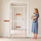 Barrera de Seguridad Perros Gatos Extra Alta 180 cm Extensible 74-100 cm para Puerta Escalera Montaje a Presión Blanco Barrera de Seguridad Perros Gatos Extra Alta 180 cm Extensible 74-100 cm para Puerta Escalera Montaje a Presión Blanco