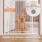 Barrera de Seguridad Perros Gatos Extra Alta 180 cm Extensible 74-100 cm para Puerta Escalera Montaje a Presión Blanco Barrera de Seguridad Perros Gatos Extra Alta 180 cm Extensible 74-100 cm para Puerta Escalera Montaje a Presión Blanco