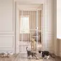 Barrera de Seguridad Perros Gatos Extra Alta 180 cm Extensible 74-100 cm para Puerta Escalera Montaje a Presión Blanco Barrera de Seguridad Perros Gatos Extra Alta 180 cm Extensible 74-100 cm para Puerta Escalera Montaje a Presión Blanco