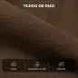 Sillón Relax Reclinable Eléctrico Levanta Personas Mayores con Masaje Calor Portavasos Mando Bolsillos Marrón Oscuro Sillón Relax Reclinable Eléctrico Levanta Personas Mayores con Masaje Calor Portavasos Mando Bolsillos Marrón Oscuro
