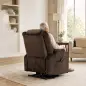 Sillón Relax Reclinable Eléctrico Levanta Personas Mayores con Masaje Calor Portavasos Mando Bolsillos Marrón Oscuro Sillón Relax Reclinable Eléctrico Levanta Personas Mayores con Masaje Calor Portavasos Mando Bolsillos Marrón Oscuro