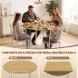 Conjunto de Comedor con Mesa Plegable y 4 Sillas Apilables para 4 Personas Roble y Blanco Conjunto de Comedor con Mesa Plegable y 4 Sillas Apilables para 4 Personas Roble y Blanco