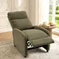 Sillón Relax Reclinable de Pana hasta 135° Reposapiés Respaldo Alto Acolchado Grueso Montaje Fácil Verde Oscuro Sillón Relax Reclinable de Pana hasta 135° Reposapiés Respaldo Alto Acolchado Grueso Montaje Fácil Verde Oscuro