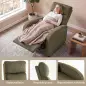 Sillón Relax Reclinable de Pana hasta 135° Reposapiés Respaldo Alto Acolchado Grueso Montaje Fácil Verde Oscuro Sillón Relax Reclinable de Pana hasta 135° Reposapiés Respaldo Alto Acolchado Grueso Montaje Fácil Verde Oscuro