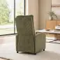 Sillón Relax Reclinable de Pana hasta 135° Reposapiés Respaldo Alto Acolchado Grueso Montaje Fácil Verde Oscuro Sillón Relax Reclinable de Pana hasta 135° Reposapiés Respaldo Alto Acolchado Grueso Montaje Fácil Verde Oscuro