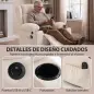 Sillón Relax Reclinable Eléctrico Levanta Personas con 8 Puntos Masaje y Calor Lumbar Puerto USB Mando Reposapiés Crema Sillón Relax Reclinable Eléctrico Levanta Personas con 8 Puntos Masaje y Calor Lumbar Puerto USB Mando Reposapiés Crema