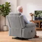 Sillón Relax Reclinable Eléctrico Levanta Personas con 8 Puntos Masaje y Calor Lumbar Puerto USB Mando Reposapiés Gris Sillón Relax Reclinable Eléctrico Levanta Personas con 8 Puntos Masaje y Calor Lumbar Puerto USB Mando Reposapiés Gris