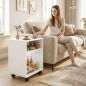Mueble para Impresora con Ruedas 2 Estantes Abiertos para Documentos Tamaño A4 para Oficina en Casa Blanco Mueble para Impresora con Ruedas 2 Estantes Abiertos para Documentos Tamaño A4 para Oficina en Casa Blanco