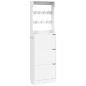 Perchero Zapatero con 3 Cajones Abatibles 9 Ganchos Estante Superior y Barra de Acero Inoxidable para Pasillo Blanco Perchero Zapatero con 3 Cajones Abatibles 9 Ganchos Estante Superior y Barra de Acero Inoxidable para Pasillo Blanco
