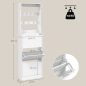 Perchero Zapatero con 3 Cajones Abatibles 9 Ganchos Estante Superior y Barra de Acero Inoxidable para Pasillo Blanco Perchero Zapatero con 3 Cajones Abatibles 9 Ganchos Estante Superior y Barra de Acero Inoxidable para Pasillo Blanco