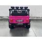 Coche Eléctrico para Niños 2 Plazas 12V Todoterreno Batería de Litio Control Remoto 2,4G 2 Motores Suspensión Rosa