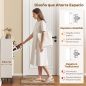 Zapatero Estrecho con 4 Cajones Abatibles y Divisores Ajustables para 8-16 Pares Blanco Zapatero Estrecho con 4 Cajones Abatibles y Divisores Ajustables para 8-16 Pares Blanco