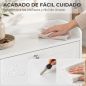 Zapatero Estrecho con 3 Cajones Abatibles Estantes Ajustables Armario Organizador para 12-15 Pares 60x24x130 cm Blanco