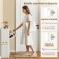 Zapatero Estrecho con 4 Cajones Abatibles Divisores Ajustables Puertas Shaker para 12-16 Pares 105x24x89,5 cm Blanco Zapatero Estrecho con 4 Cajones Abatibles Divisores Ajustables Puertas Shaker para 12-16 Pares 105x24x89,5 cm Blanco