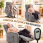 Sillón Relax Reclinable Eléctrico Levanta Personas con 2 Puntos Masaje Asiento con Muelles Reposapiés de Chenilla Gris Sillón Relax Reclinable Eléctrico Levanta Personas con 2 Puntos Masaje Asiento con Muelles Reposapiés de Chenilla Gris