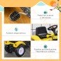 Tractor a Pedales para Niños a partir de 3 Años Excavadora con Pala Delantera Carga 35 kg 114x41x52 cm Amarillo Tractor a Pedales para Niños a partir de 3 Años Excavadora con Pala Delantera Carga 35 kg 114x41x52 cm Amarillo