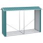 Casetilla para Leña de Acero Galvanizado Leñero Exterior Cobertizo de Almacenamiento de Troncos con Techo para Jardín Terraza 24 Casetilla para Leña de Acero Galvanizado Leñero Exterior Cobertizo de Almacenamiento de Troncos con Techo para Jardín Terraza 24