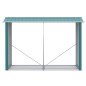 Casetilla para Leña de Acero Galvanizado Leñero Exterior Cobertizo de Almacenamiento de Troncos con Techo para Jardín Terraza 24 Casetilla para Leña de Acero Galvanizado Leñero Exterior Cobertizo de Almacenamiento de Troncos con Techo para Jardín Terraza 24