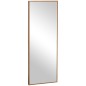 Espejo de Pared Cuerpo Entero 45x125 cm Espejo Rectangular Grande de Madera Estilo Moderno para Salón Dormitorio Natural