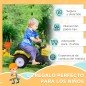 Tractor a Pedales para Niños a partir de 3 Años con Remolque y 2 Herramientas Carga 35 kg 133x42x51 cm Amarillo Tractor a Pedales para Niños a partir de 3 Años con Remolque y 2 Herramientas Carga 35 kg 133x42x51 cm Amarillo
