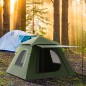 Tienda de Camping Pop-up para 2-3 Personas Impermeable 2000 mm con Bolsa de Trasporte 210x210x150 cm Verde