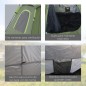 Tienda de Camping Pop-up para 2-3 Personas Impermeable 2000 mm con Bolsa de Trasporte 210x210x150 cm Verde