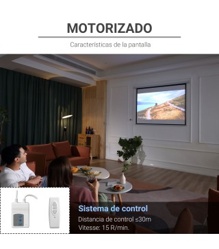 Pantalla del Proyector Eléctrica