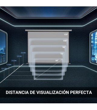 Pantalla del Proyector Eléctrica