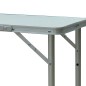 Mesa Plegable de Picnic como una maleta para playa camping 60x45x64cm Aluminio Altura Ajustable