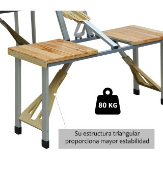 Mesa Plegable de Camping
