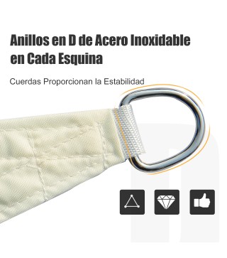 Toldo Vela Triangular