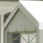 Carpa para Fiesta Cochera Gazebo 6x4m Pergola Cenador Pabellón 4 Paneles Laterales Ventanas Anti-UV para Eventos Bodas Acero PE