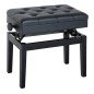 Banqueta para Piano Banco para Piano con Ajustable en Altura de 48 a 58 cm Espacio de Almacenamiento Patas de Madera Taburete pa Banqueta para Piano Banco para Piano con Ajustable en Altura de 48 a 58 cm Espacio de Almacenamiento Patas de Madera Taburete pa