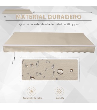 Toldo Manual Plegable