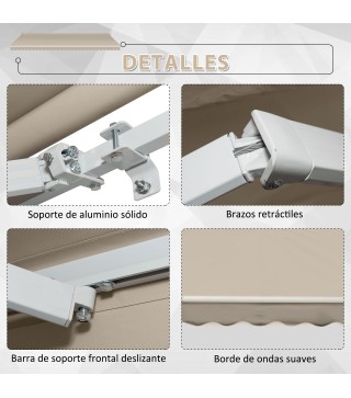 Toldo Manual Plegable