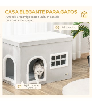 Casa Plegable para Gatos