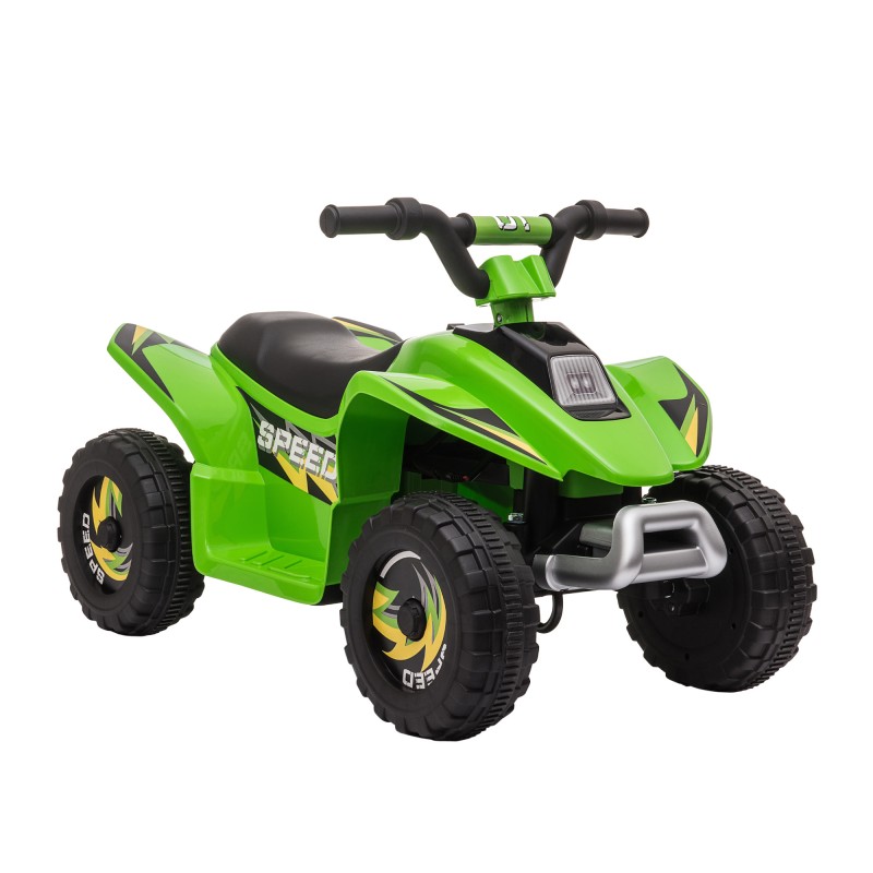 Quad Eléctrico para Niños de 18-36 Meses Vehículo Eléctrico Cuatrimoto a Batería 6V con Avance y Retroceso Carga Máx. 20 kg 72x4 Quad Eléctrico para Niños de 18-36 Meses Vehículo Eléctrico Cuatrimoto a Batería 6V con Avance y Retroceso Carga Máx. 20 kg 72x4