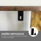 Estantería Librería de 4 Niveles con 8 Compartimentos de Almacenamiento Estilo Industrial para Sala de Estar Oficina Dormitorio