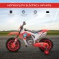 Moto Eléctrica para Niños de +3 Años 12V Moto de Juguete Infantil con 2 Ruedas de Equilibrio Velocidad 3-8 km/h Arranque Suave 1