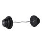 Barra de Pesas Curvada 70 kg Barra de Rizo Set de Musculación con 8 Discos de Pesos 2,5kg-15kg Intercambiables para Mancuernas/B Barra de Pesas Curvada 70 kg Barra de Rizo Set de Musculación con 8 Discos de Pesos 2,5kg-15kg Intercambiables para Mancuernas/B