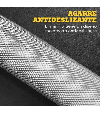 Barra de Pesas con 8 Discos