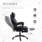 Silla de Oficina Ergonómica Silla de Escritorio Ajustable en Altura con Respaldo Inclinable hasta 130° Función Basculante y Resp