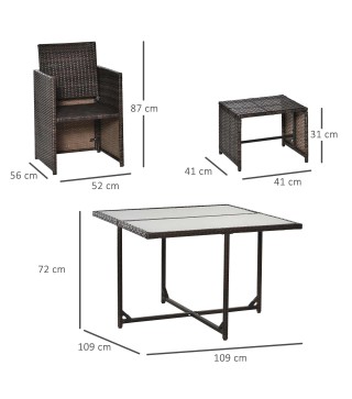 Conjunto de Muebles de Jardín