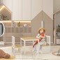 Mesa y Sillas Infantiles de 4 Piezas Mesa Infantil con 2 Sillas y Banco con Almacenaje Juego de Muebles para Actividades para Ni Mesa y Sillas Infantiles de 4 Piezas Mesa Infantil con 2 Sillas y Banco con Almacenaje Juego de Muebles para Actividades para Ni
