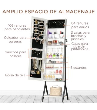 Espejo Joyero de Pie